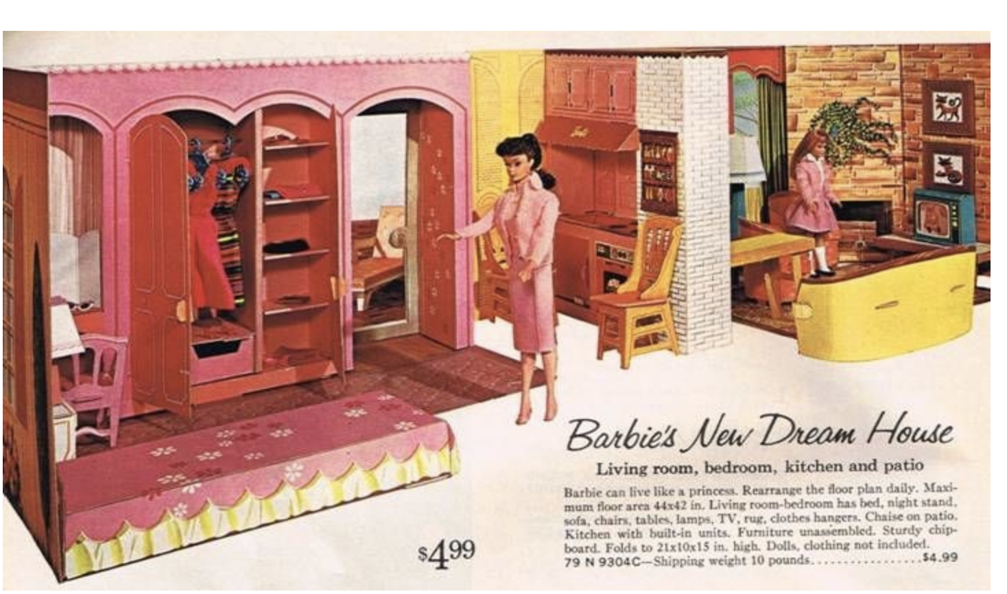 1964 Barbie's New Dream House