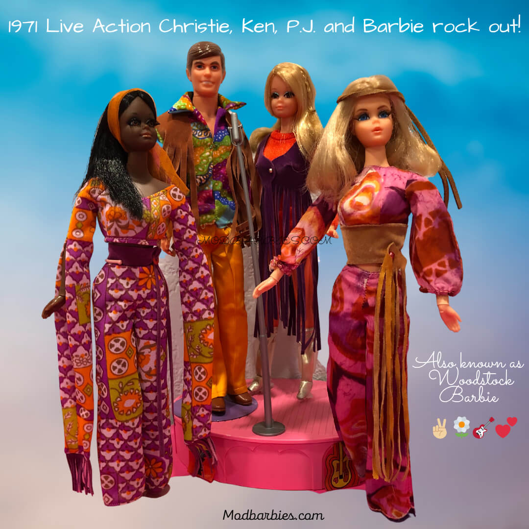 1971 Live Action Barbie and her friends