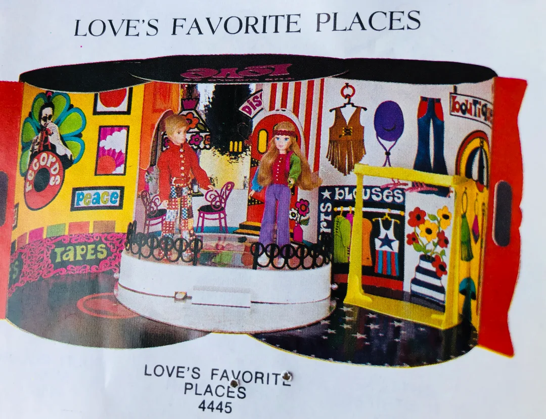 1970s World of Love Love’s Favorite Places playset disco boutique