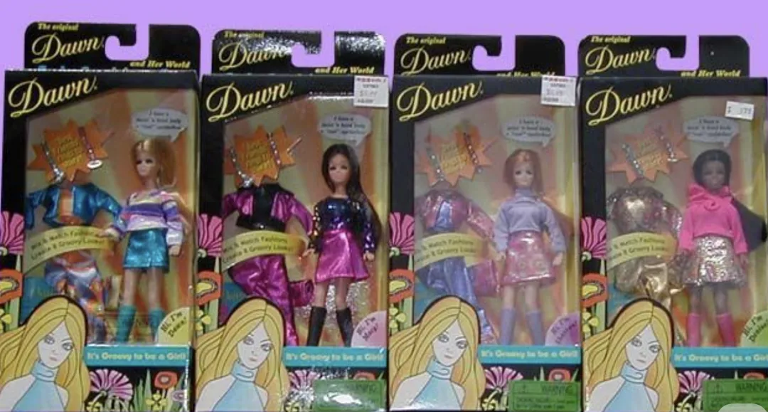 Checkerboard Dawn dolls