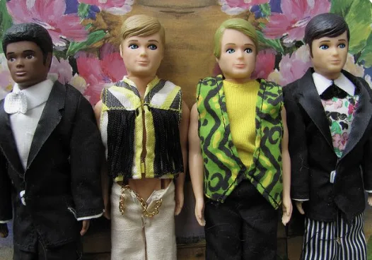 Dawn doll boyfriends Van, Kevin, Ron and Adam