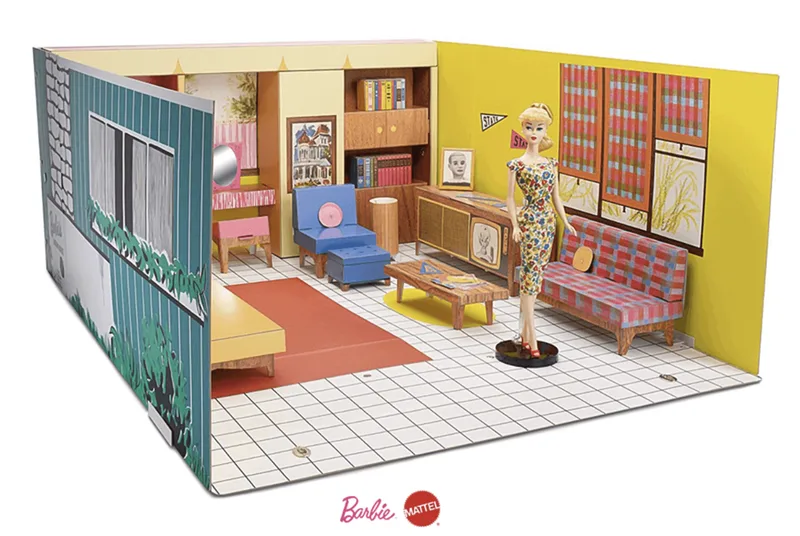 2020 reproduction of Barbie's first Dream House