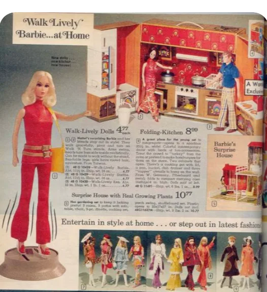Walk Lively Barbie at home ad