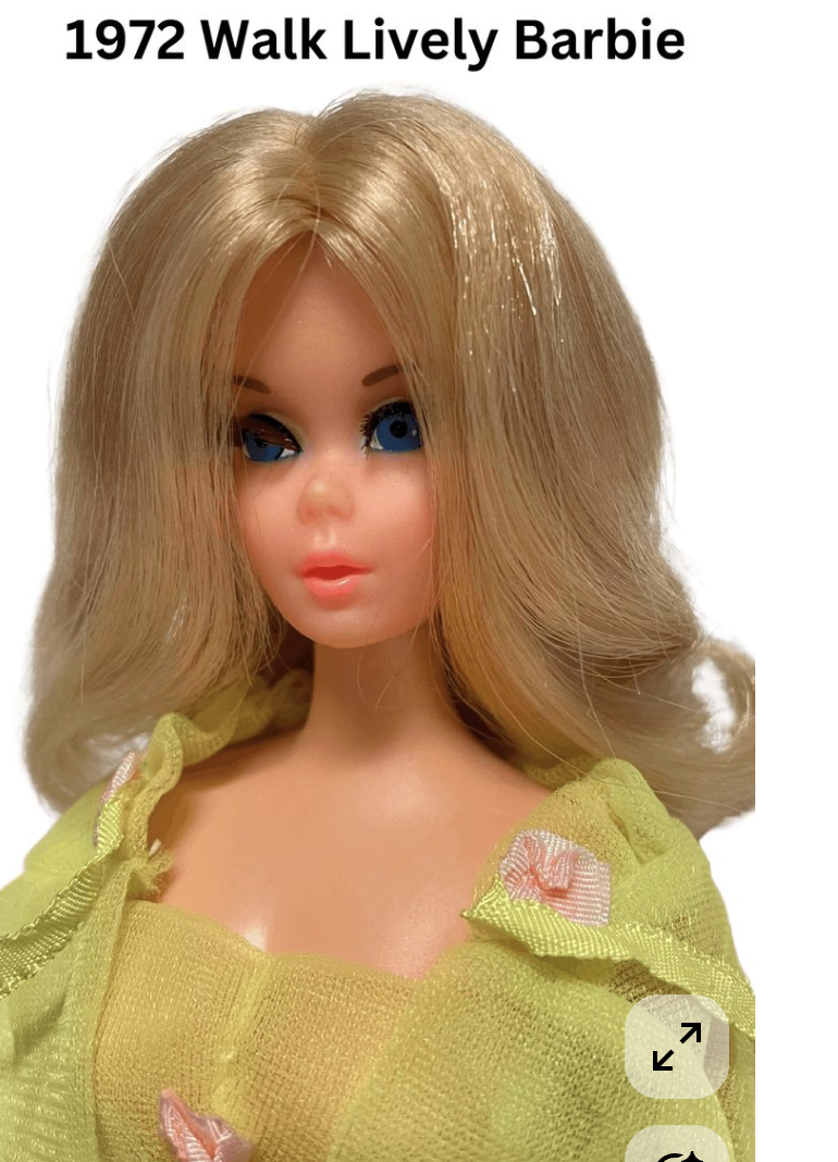 1972 Mattel Walk Lively Barbie