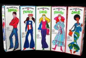 Boxes the original World of Love dolls came in