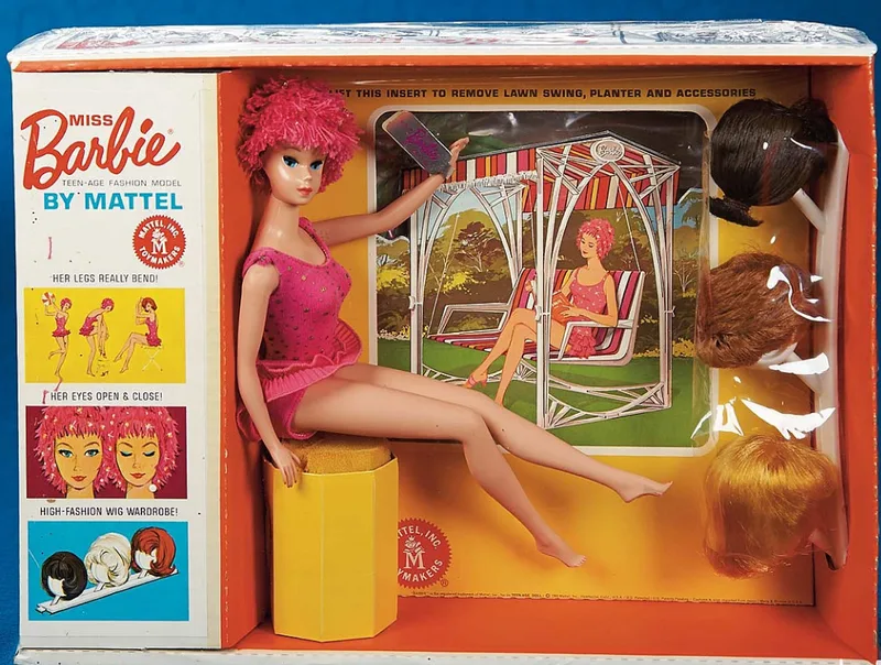 Mattel's Miss Barbie 1964 was the first Barbie with bendable legs.