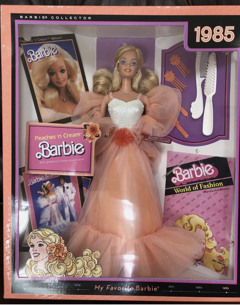 2009 Reproduction of 1985 Peaches 'n Cream Barbie