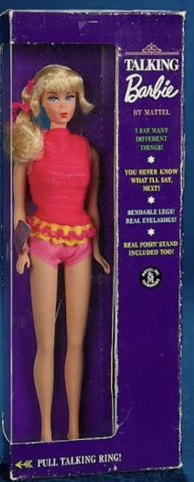 1968 Talking Barbie doll