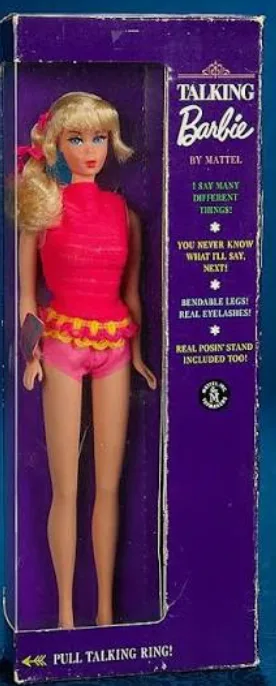 1968 Talking Barbie doll