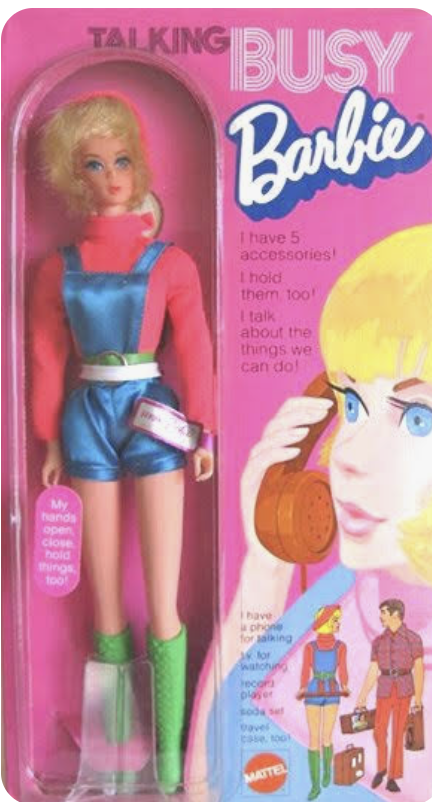 1972 Talking Busy Barbie doll