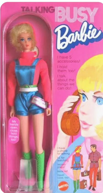 1972 Talking Busy Barbie doll