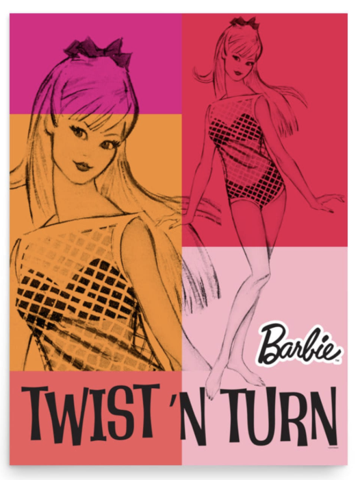 Twist n Turn Barbie poster