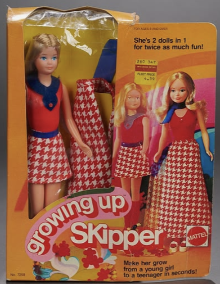 Growing Up Skipper doll in box