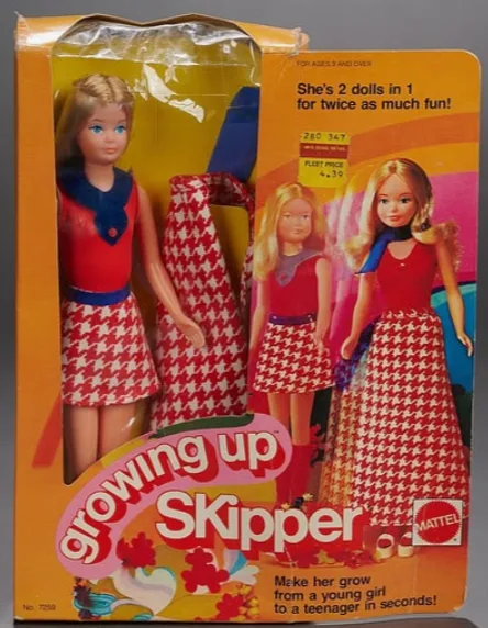 Growing Up Skipper doll in box