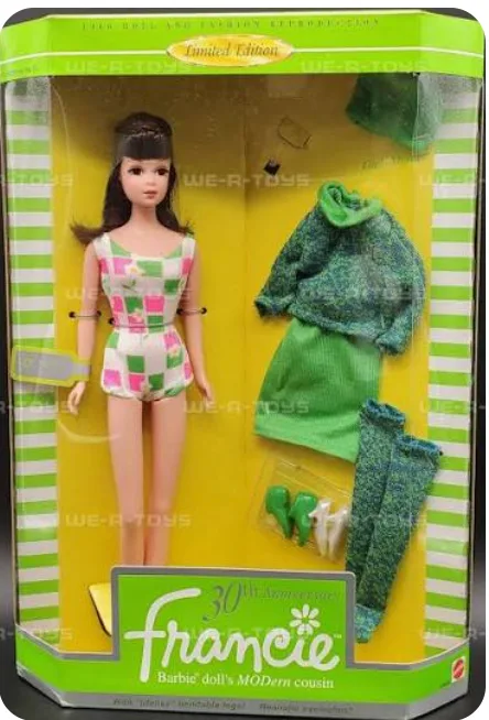 1996 Reproduction of 1967 Bendable Leg Francie